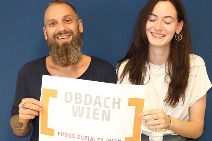 Franziska und ihr ehemaliger Teamleiter, Jürgen Grill, hatten Spaß beim Gespräch (Bild: FSW)