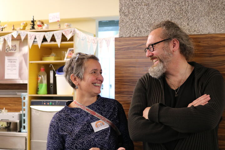 Die Josi-Teamleitungen Nora Kobermann und Walter Pucher zeigten sich sichtlich zufrieden mit dem Fest.