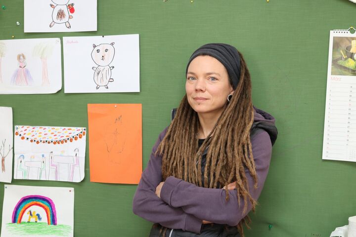 Katja Fries leitet das Chancenhaus für Familien Obdach Favorita. (Bild: FSW)