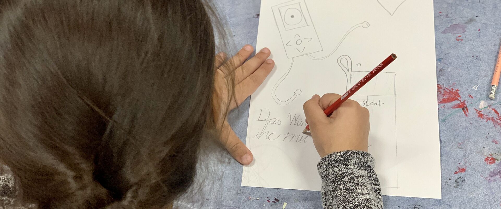 Damit keine Missverständnisse entstehen, werden die Wünsche oft auch gezeichnet oder gemalt.